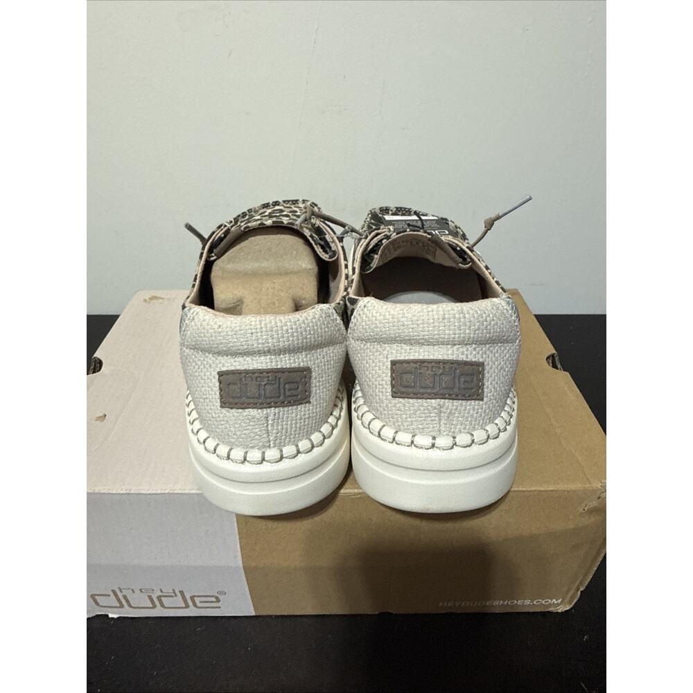Hey Dude Wendy Jungle Beige Women's Slip-On Shoes Animal Print US 9 Wendy Rise - Picture 5 of 10